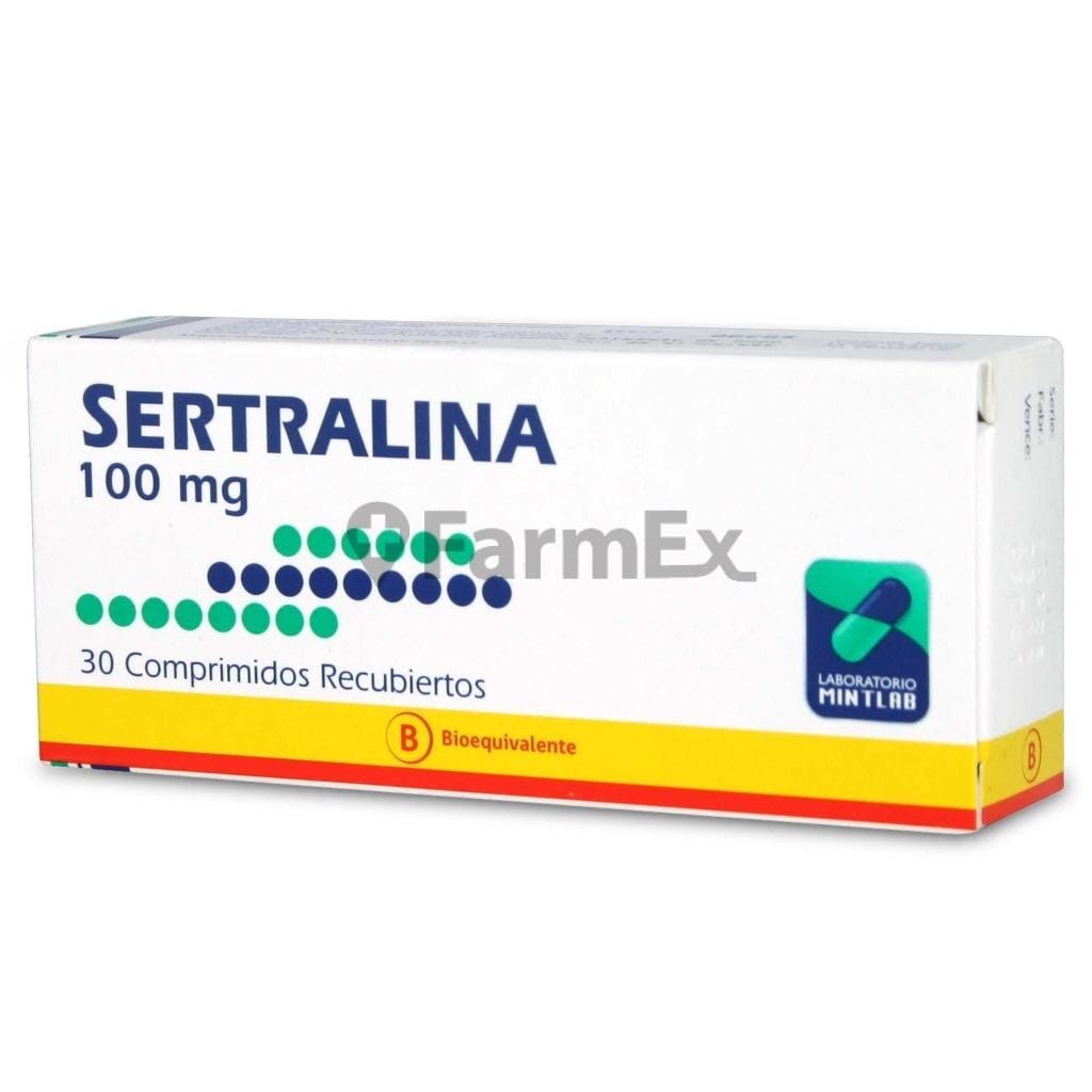 Sertralina 100 mg x 30 comprimidos susc-1 de 4 meses Farmex-Suscripciones-Persistente